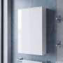 Athena 450mm 1-Door Mirrored Bathroom Cabinet