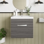 Athena 500mm 1-Drawer Wall Hung Vanity Unit