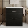 Athena 800mm 2-Drawer Floor Standing Vanity Unit