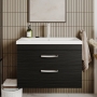 Athena 800mm 2-Drawer Wall Hung Vanity Unit