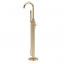Nuie Aztec Freestanding Bath Shower Mixer Tap with Shower Kit - Brushed Brass