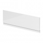 Nuie Waterproof Bath Front Panel and Plinth 480mm H x 1700mm W - Gloss White