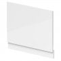 Nuie MDF Bath End Panel and Plinth 560mm H x 800mm W - Gloss White