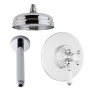 Nuie Beaumont Dual Concealed Mixer Shower Valve with Fixed Head
