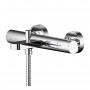 Nuie Binsey Wall Mounted Thermostatic Bath Shower Mixer Tap - Chrome