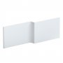 Nuie Blocks Square Shower Bath Front Panel 540mm H x 1700mm W - Satin White