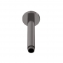 Nuie Round Ceiling Mounted Shower Arm 150mm Length - Brushed Pewter