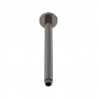 Nuie Round Ceiling Mounted Shower Arm 310mm Length - Brushed Pewter