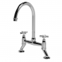 Nuie Bridge Kitchen Sink Mixer Tap Crosshead Handle - Chrome