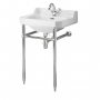 Nuie Carlton Basin with Washstand 560mm Wide - 1 Tap Hole