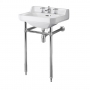 Nuie Carlton Basin with Washstand 560mm Wide - 3 Tap Hole