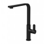 Nuie Churni Mono Kitchen Sink Mixer Tap Single Lever Handle - Matt Black