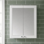 Classique 600mm 2-Door Mirrored Bathroom Cabinet