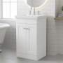 Classique 500mm 2-Door Floor Standing Vanity Unit with Premium Fireclay Basin