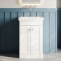 Classique 500mm 2-Door Floor Standing Vanity Unit with Premium Fireclay Basin
