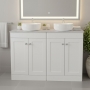 Classique 1200mm 4-Door Floor Standing Vanity Unit with Countertop
