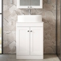 Classique 600mm 2-Door Floor Standing Vanity Unit with Countertop