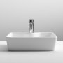 Nuie Vessel Square Sit-On Countertop Basin 485mm Wide - 1 Tap Hole
