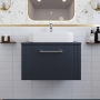 Deco 600mm 1-Drawer Wall Hung Vanity Unit with Countertop