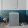 Deco 600mm 2-Door Floor Standing Vanity Unit