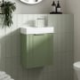 Deco Compact 400mm 1-Door Wall Hung Vanity Unit