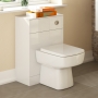Nuie Eden Back to Wall WC Toilet Unit 500mm Wide - Gloss White