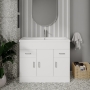 Eden 1000mm 3-Door Floor Standing Vanity Unit