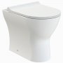 Nuie Freya Rimless Back to Wall Toilet - Soft Close Seat