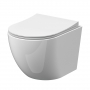 Nuie Freya Rimless Wall Hung Toilet - Slim Sandwich Soft Close Seat
