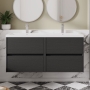Havana Twin 1200mm 4-Drawer Wall Hung Vanity Unit
