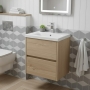 Havana 500mm 2-Drawer Wall Hung Vanity Unit