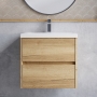 Havana 600mm 2-Drawer Wall Hung Vanity Unit