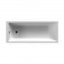 Nuie Linton Thin Edge Single Ended Rectangular Bath 1700mm x 700mm - Acrylic