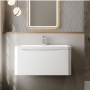 Lunar 800mm 1-Drawer Wall Hung Vanity Unit