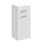 Nuie Mayford Floor Standing Laundry Cabinet 350mm Wide x 300mm Deep - Gloss White