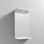 Nuie Mayford Complementary Bathroom Mirror 450mm W - Gloss White