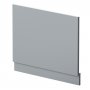 Nuie Blocks Straight Bath End Panel and Plinth 560mm H x 680mm W - Satin Grey