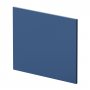 Nuie Blocks Square Shower Bath End Panel 540mm H x 680mm W - Satin Blue