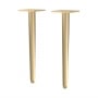 Nuie Wall Hung Vanity Decorative Leg Set - Brushed Brass