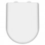 Nuie Luxury D-Shaped Toilet Seat with Soft Close Quick Release Hinges 364mm Wide - White