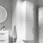 Parade 350mm Wall Hung 2-Door Tall Storage Unit