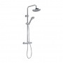 Nuie Round Bar Mixer Shower with Shower Kit and Fixed Head