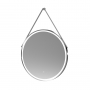 Nuie Salana Round LED Bathroom Mirror with Touch Sensor 800mm Diameter - Chrome