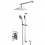 Nuie Sanford Manual Concealed Complete Mixer Shower with Diverter - Chrome