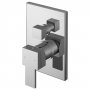 Nuie Sanford Manual Concealed Shower Valve with Diverter Single Handle - Chrome