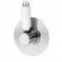 Nuie Selby Round Concealed Stop Tap Shower Valve - Chrome