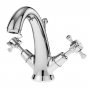 Nuie Selby Xhead Mono Basin Mixer Tap with Pop Up Waste - Chrome