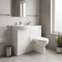 Nuie Sienna Combination Furniture Pack With WC Unit 500mm without Tap
