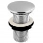Nuie Free Running Basin Waste Chrome - Unslotted (For Basins with No Overflow)