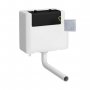 Nuie Universal Access Concealed Toilet Cistern with Square Chrome Flush Plate